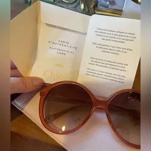 Chloe round “Billie” sunglasses, pink Chloe | Accessories | Chloe Round Billie Sunglasses Pink  main image 2